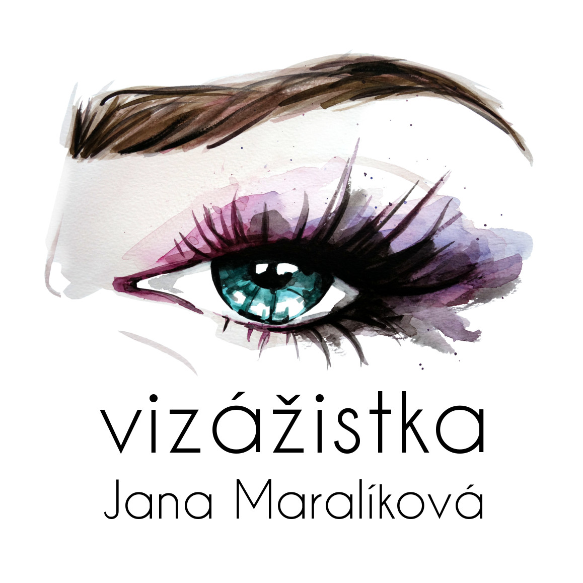 Logo vizážistky Jany Maralíkové.