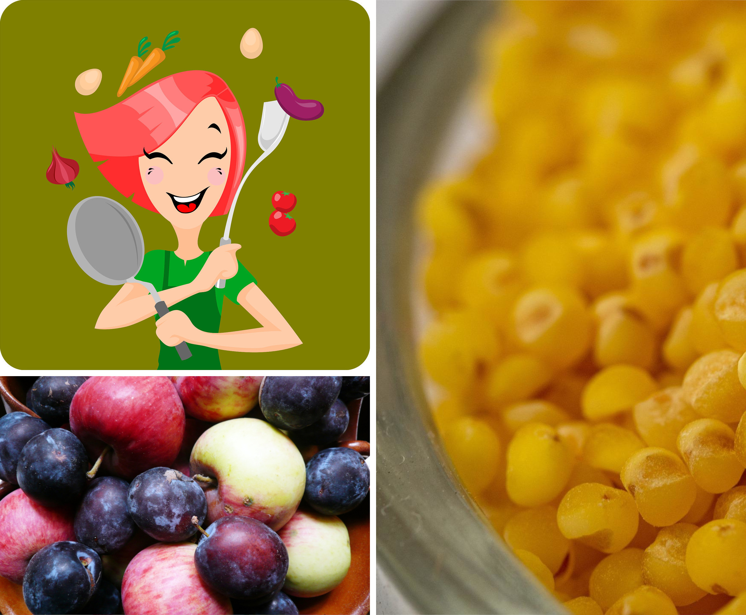 Koláž z obrázků k akci Vaříme zdravě, chutně, levně k tématu agar (zdroj: www.pixabay.com)